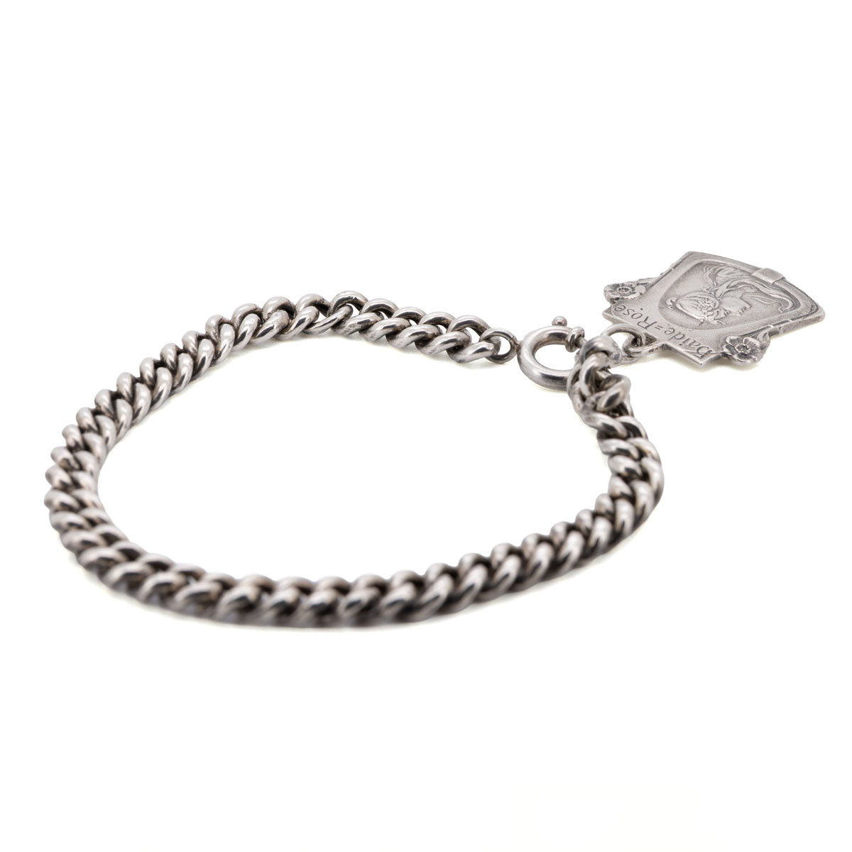 1112 – Jugendstil-Armband mit Anhänger – 800 Silber, um 1900