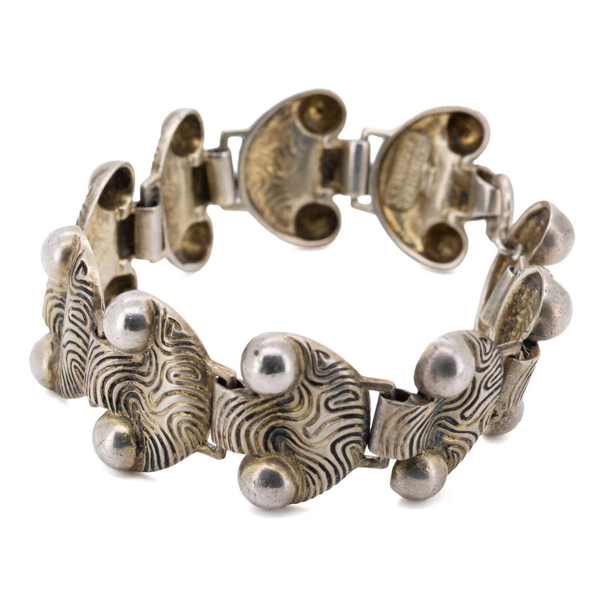 1114 – Original Theodor Fahrner Armband – 925 Silber, um 1930