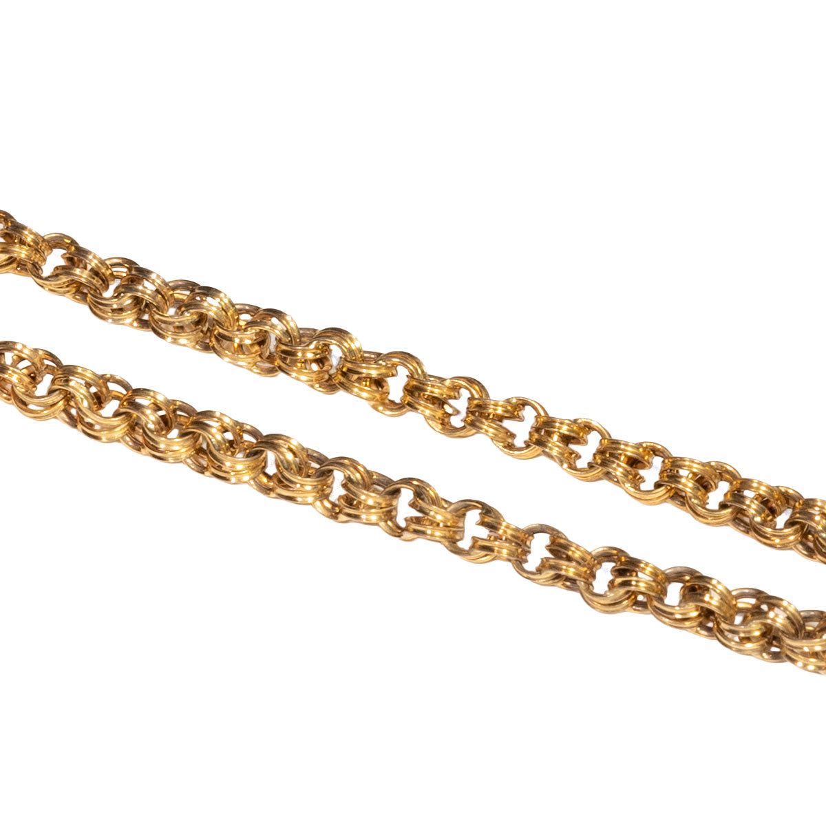 1176 – Biedermeier Halskette aus 18 Karat Gelbgold – um 1840