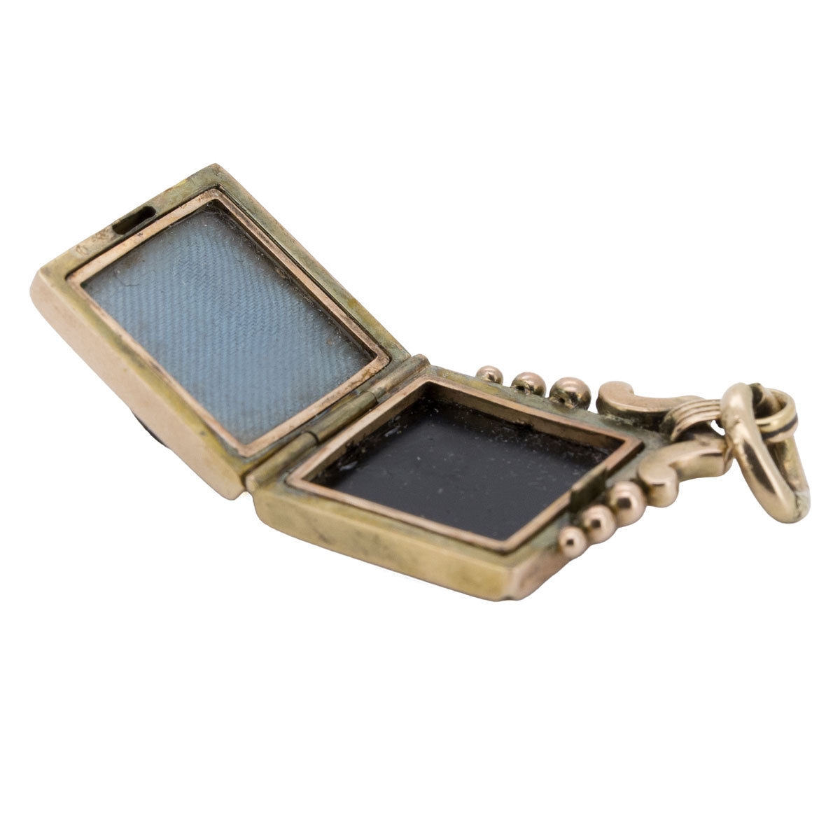 1218 – Antikes Krieger Onyx Medaillon aus 585 Roségold – Viktorianisch – um 1870