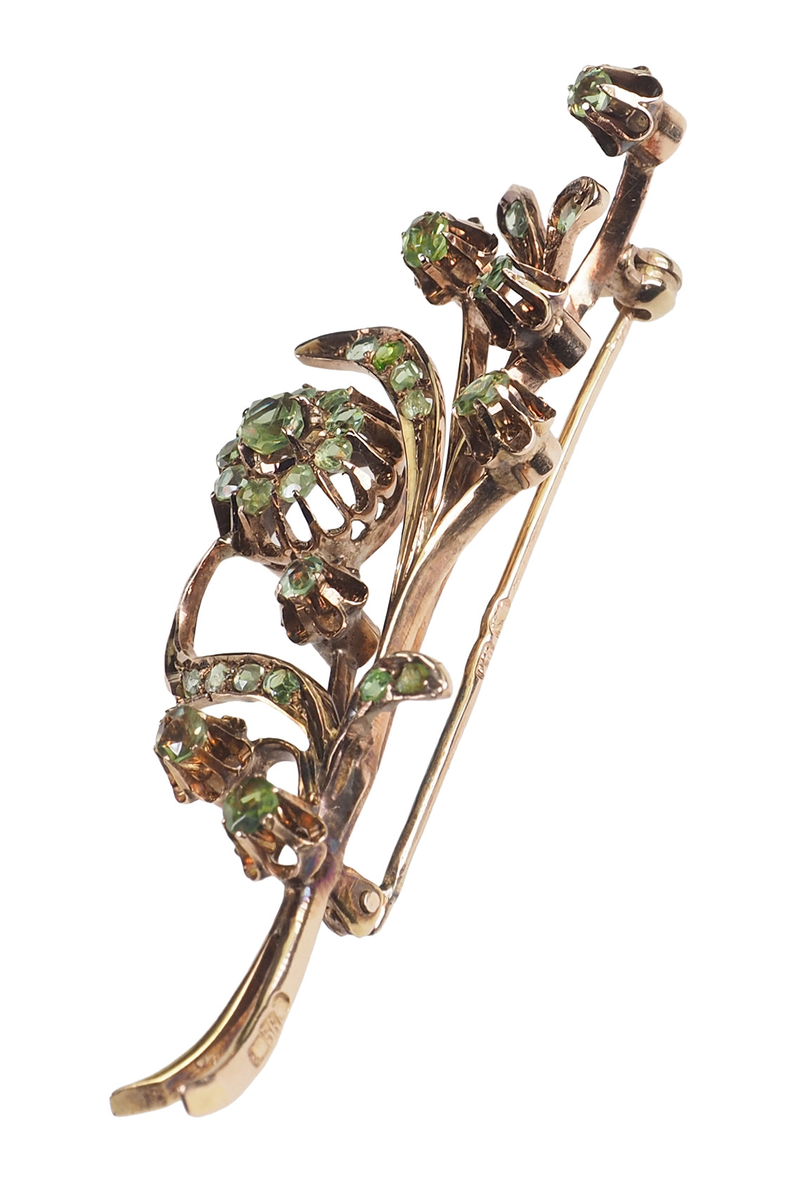 Jade &amp; Diamond Brooch, Hope